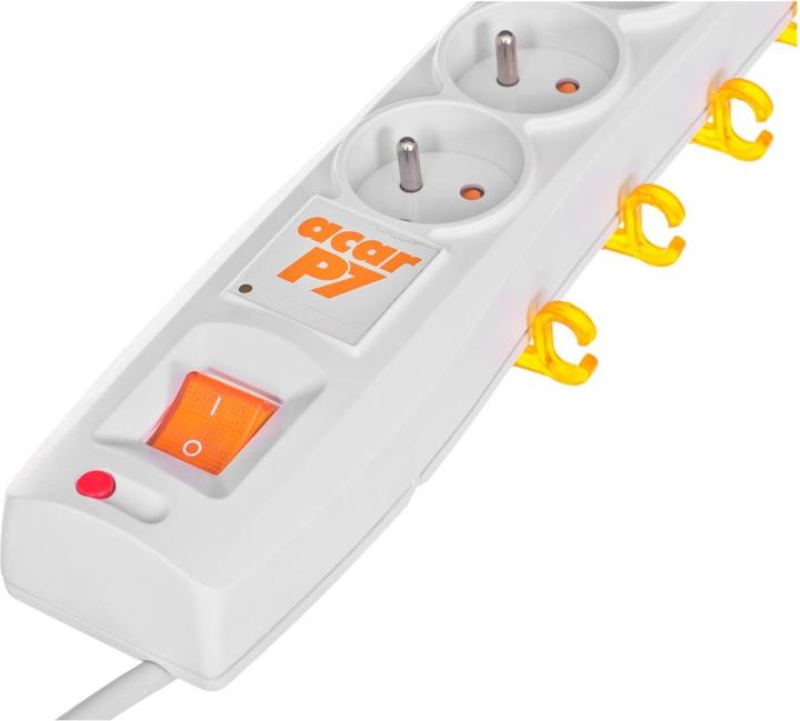 Produktbild HSK P7 Verlängerungskabel 5 AC-Ausgänge Indoor/Outdoor (5 x, CEE 7/5, 1.50 m)