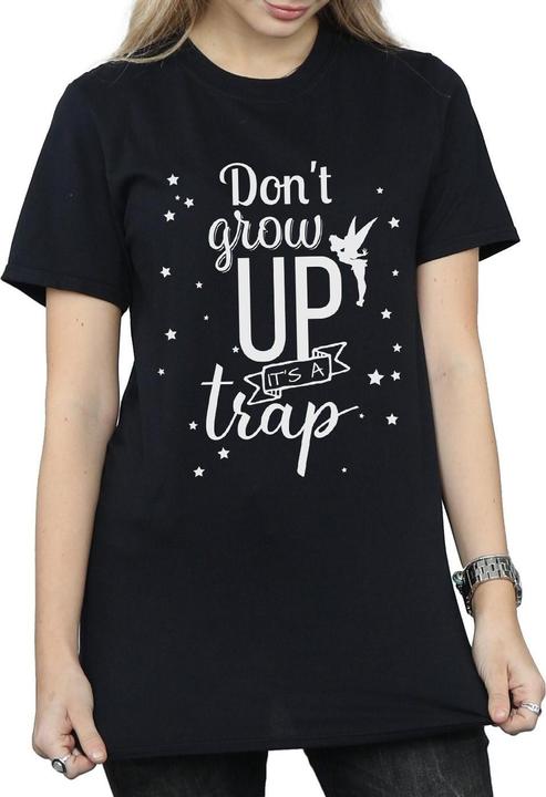Immagine prodotto Disney Tinker Bell Don't Grow Up Maglietta Ampia Donna (XL)