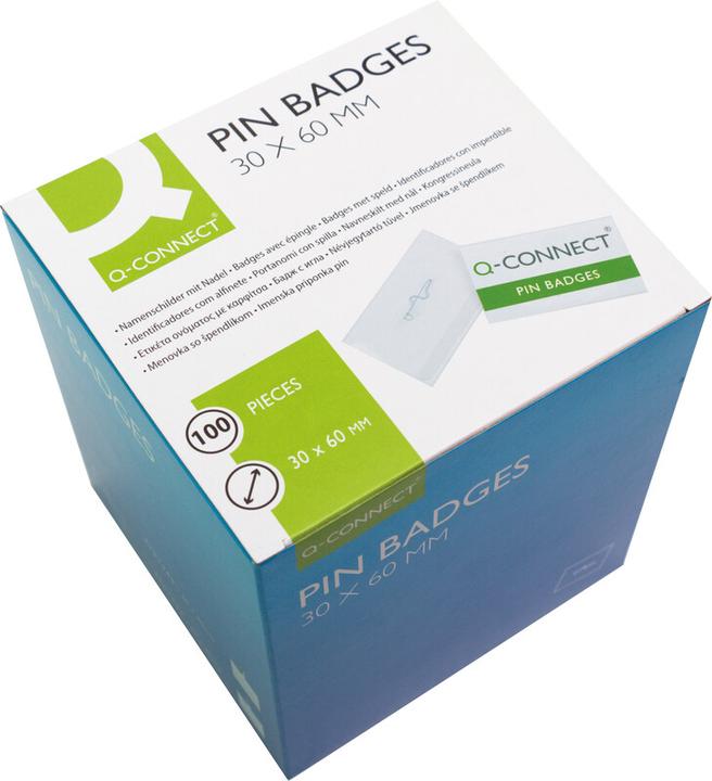 Actual product image Q-Connect Name badges with pin