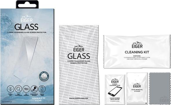 Actual product image Eiger Mountain Glass Clear (1 Piece, Nokia 8.3 5G)