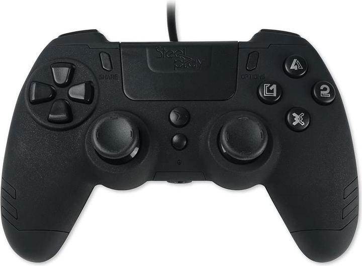 Steelplay Slim Pack Contrôleur filaire Ruby Red Multi (PS4, PC)
