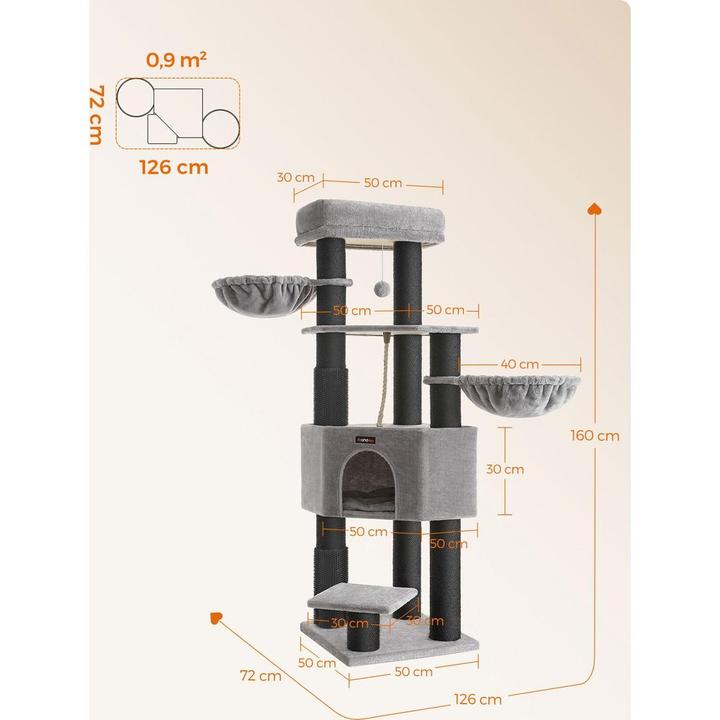 Image du produit Feandrea Liam (160 cm, Gris colombe)