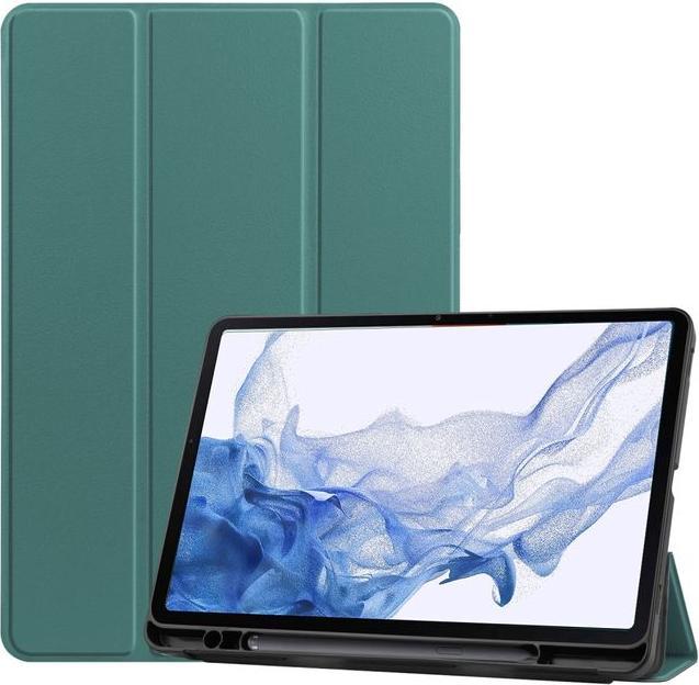 Produktbild MU Classic Dreifach faltbare Leder Hülle (Galaxy Tab S8)