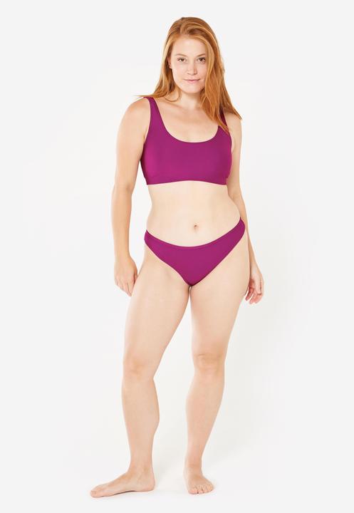 Produktbild Olaian Women’s textured surf bralette bikini top - Aurely purple (40, 42)