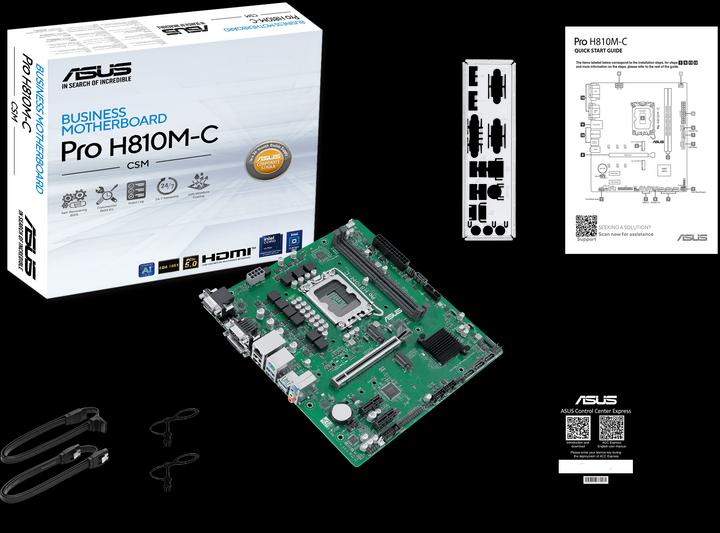 Immagine prodotto ASUS PRO H810M-C-CSM (LGA 1851, Intel H810, mATX)