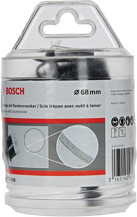 Immagine prodotto Bosch Professional Zubehör Sega a tazza con svasatura Ø 68 mm (68 mm)