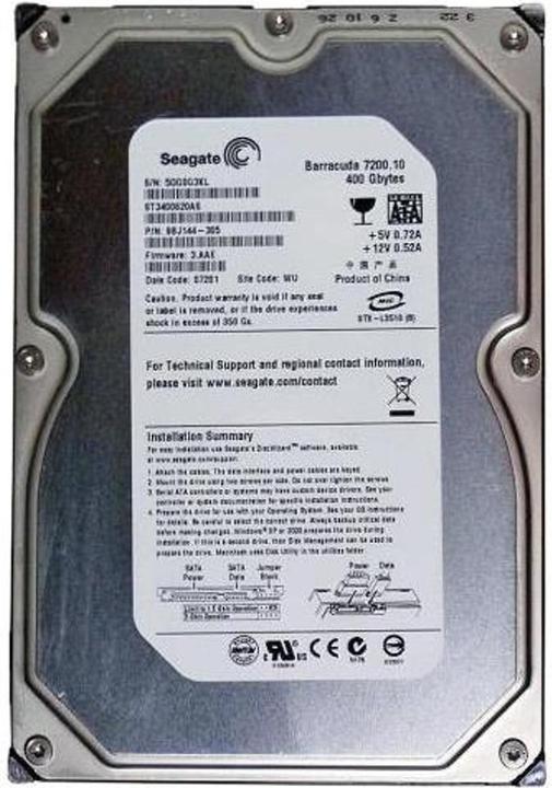 Actual product image HPE Harddrive 400GB (0.40 TB, 2.5")
