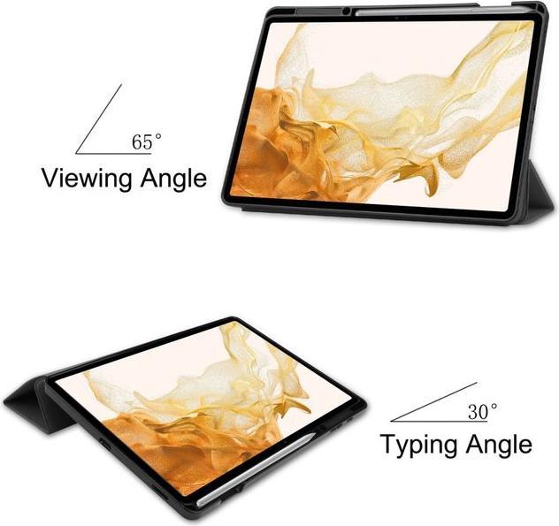 Actual product image MU Classic Triple foldable leather cover (Galaxy Tab S8+)