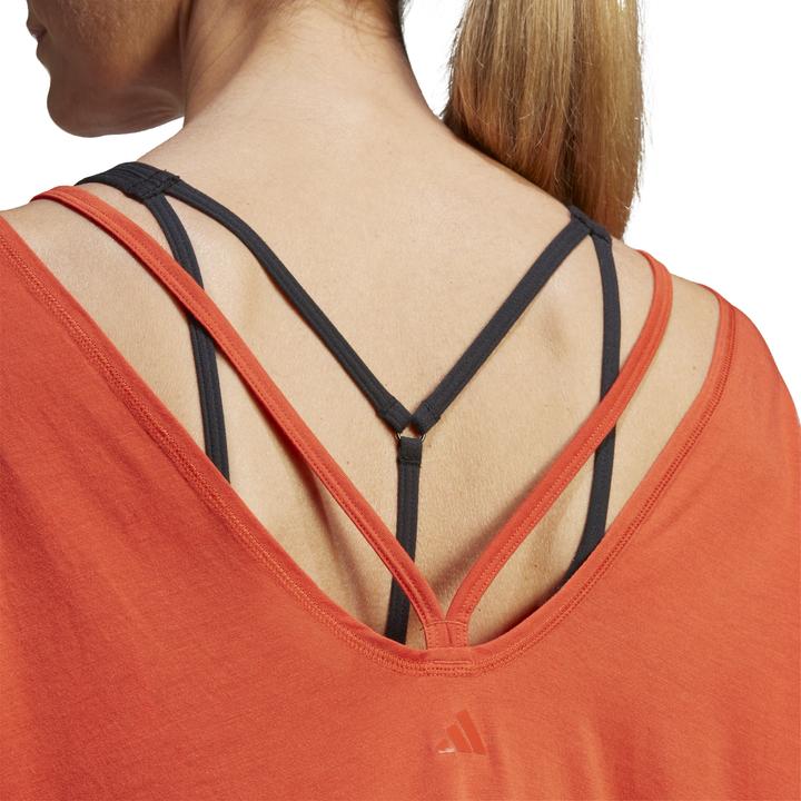 Actual product image adidas W Yoga Studio Open Tee Ladies T-Shirt (S)