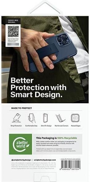 Productafbeelding Uniq etui Heldro Mag iPhone 15 Pro Max 6,7" Magclick Opladen czarny/damp rook (Apple iPhone 15 Pro Max)