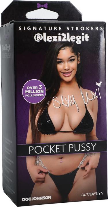 Actual product image Doc Johnson Lexi2Legit ULTRASKYN Pocket Pussy