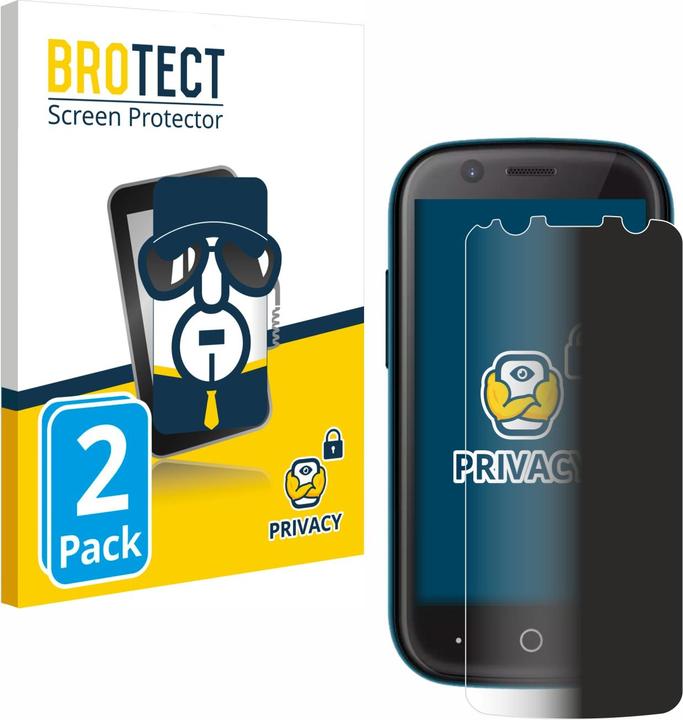 Produktbild BROTECT Sichtschutzfolie Anti-Spy Privacy Folie Blaulicht-Schutz (2 Stück, Unihertz Jelly 2)