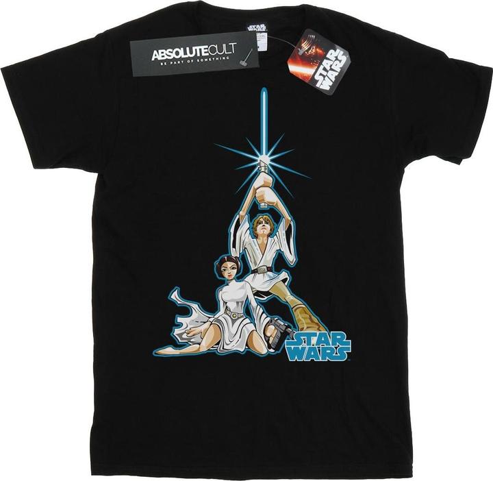 Image du produit Star Wars - T-shirt LUKE AND LEIA CHARACTER - Homme (L)