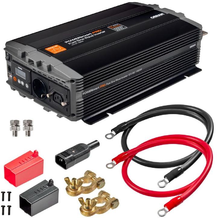 Produktbild Osram POWERinvert PRO Pure Sine Wave Inverter 12V DC 1000W RCD