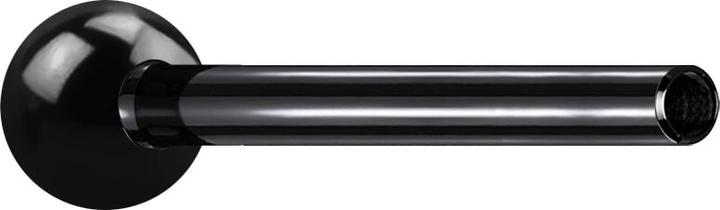 Produktbild Star Piercing Micro Threadless Barbell-Stab schwarz mit Kugel (ohne Messing, Titan G23)