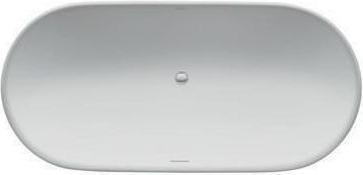 Duravit Baignoire LUV 1600x750 libre 2 dossiers inclinés blanc (166 l, 160 cm, 75 cm)
