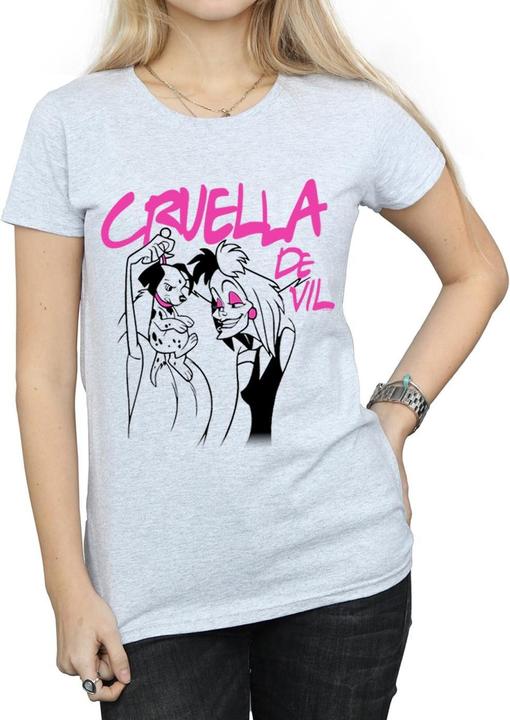 Produktbild Disney Cruella De Vil Collared TShirt (XXL)