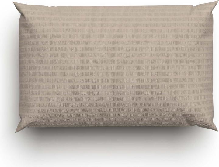 Image du produit Lotus Bettwaren Parure de lit en satin seersucker uni (Taie d'oreiller, 65 x 100 cm)