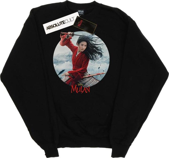 Actual product image Disney Mens Mulan Movie Sword Poster Sweatshirt (XL)