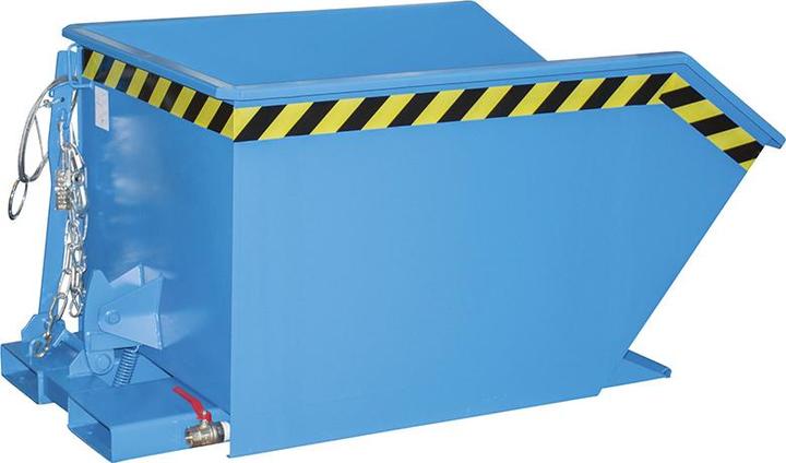 Actual product image kaiserkraft Tipping container for chips, low overall height, without wheels (500 l)