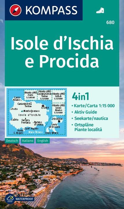 Actual product image Hiking map 680 Isole d' Ischia