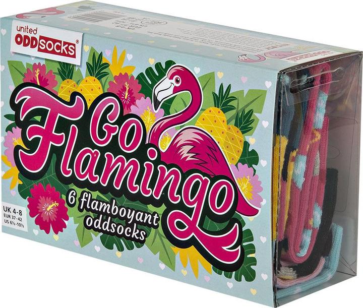 Produktbild United Oddsocks Go Flamingo (3er Pack, 37 - 42)