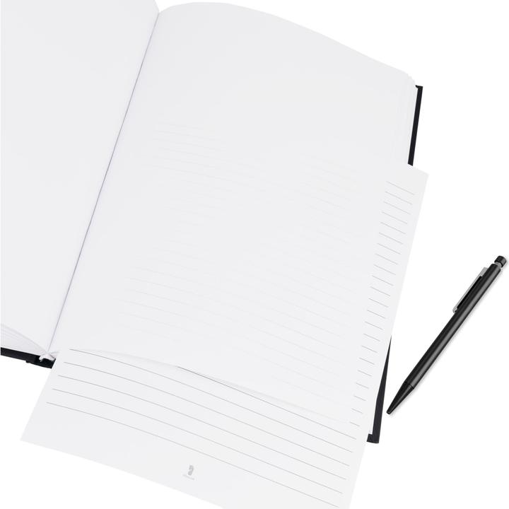 Produktbild Rössler Notizbuch SOHO A4 96BL schwarz (A4, Blanko)