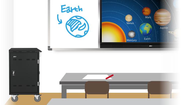 Produktbild AVerMedia E24cPlus Tablet Laptop Chromebook Ladewagen für 24 Laptop/Chromebook/Tablets bis 39,62cm 15,6Zo