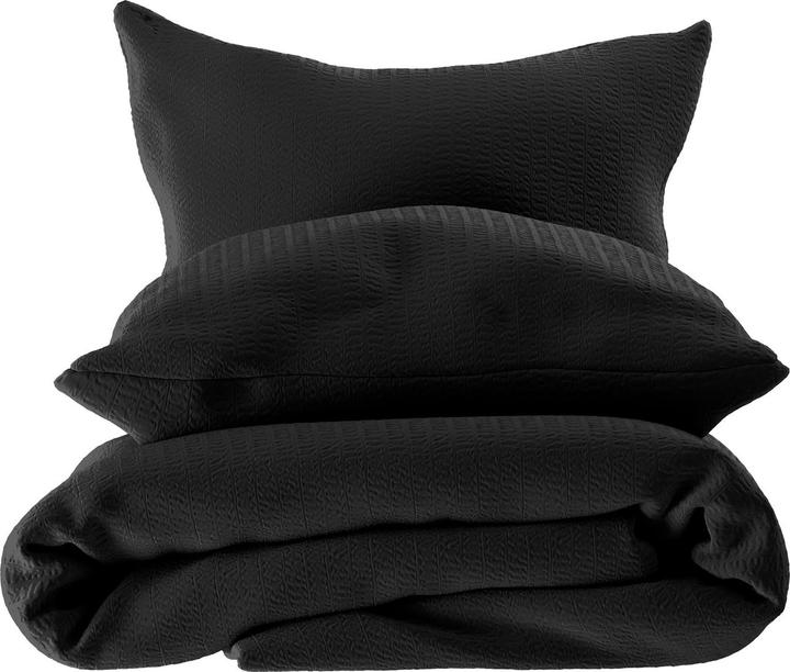 Actual product image Lotus Bettwaren Bed Linen Satin Seersucker uni (Pillowcase, 50 x 70 cm)