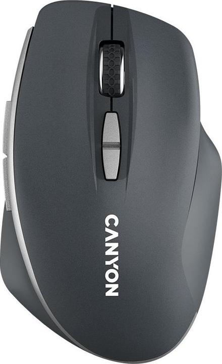 Actual product image Canyon Wireless Optical Mouse with Blue Led Sensor MW-21, with 7 Buttons, Dark Gray (Wireless)