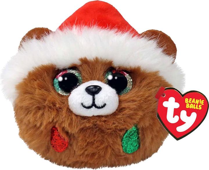 Produktbild Ty Teeny Puffies Christmas Bear Brown 10cm (10 cm)