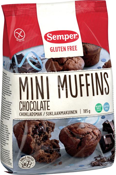 Produktbild Semper Mini Muffins Schokolade (185 Stk., 185 g)