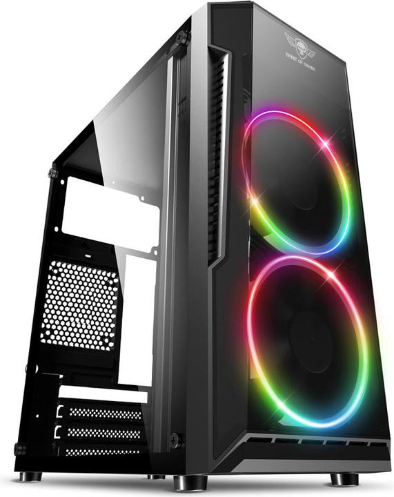 Image du produit Spirit Of Gamer Boitier Mini Tour Micro Atx Deathmatch 3 RGB Avec Panneaux Vitrés (Noir) (mATX)