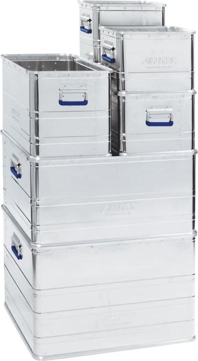 Actual product image Alutec LOGIC 145 Aluminium transport box (L x W H) 768 575 370 mm