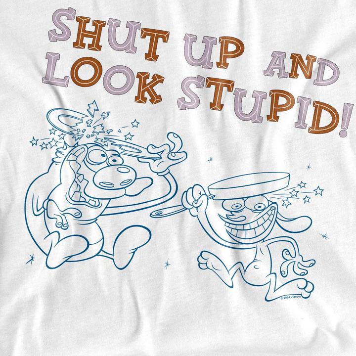 Produktbild Ren & Stimpy Shut Up And Look Stupid! TShirt (S)