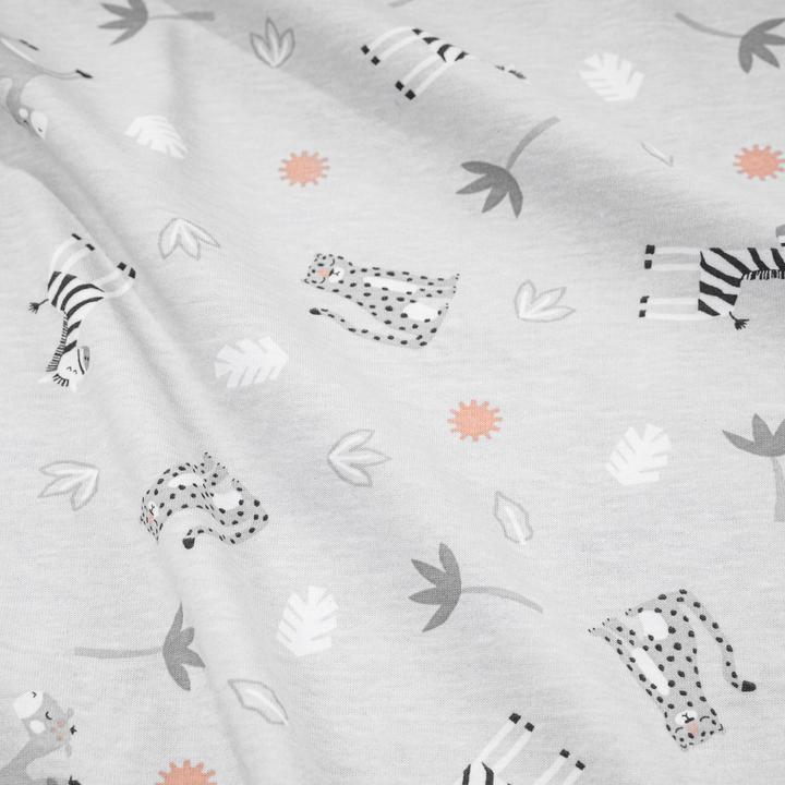 Actual product image Julius Zöllner Jersey blanket lined, savannah grey (25 x 10 cm)