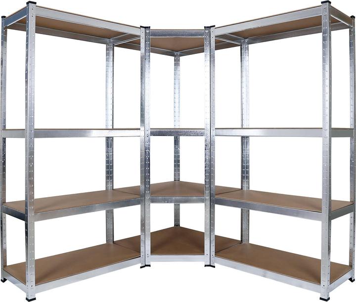 Actual product image Wiltec Heavy duty corner shelf