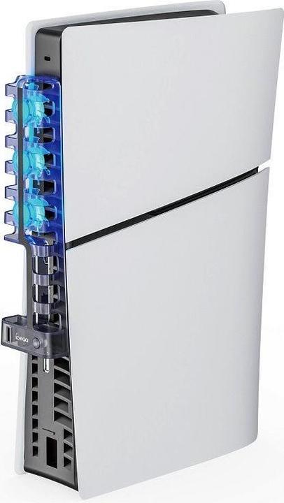 Immagine prodotto - iPega P5S005 Ventola di raffreddamento con RGB per PS5 Slim Trasparente (PS5)