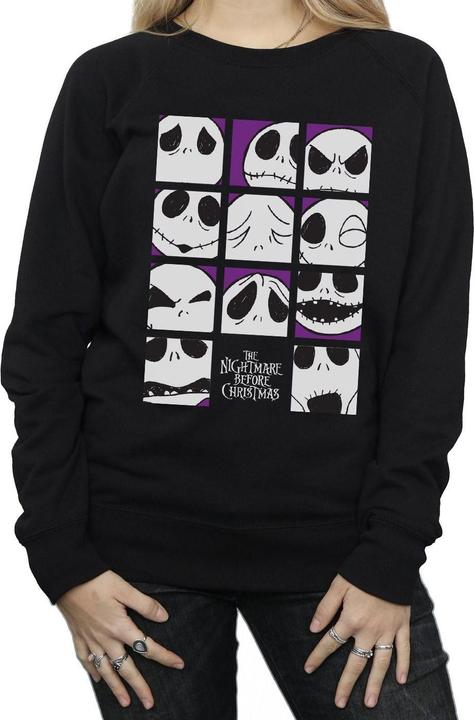 Produktbild Disney Nightmare Before Christmas Many Faces Of Jack Squares Sweatshirt (XL)