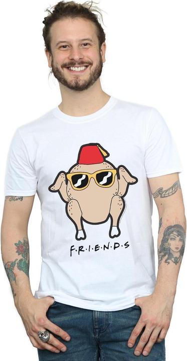 Actual product image Friends Mens Sunglasses Turkey T-Shirt (XXL)
