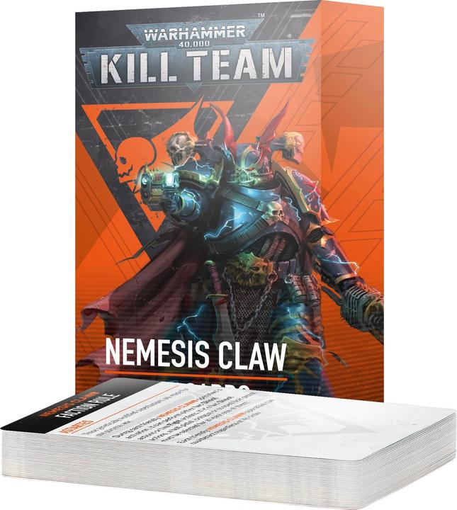 Actual product image Games Workshop Warhammer 40k - Kill Team Datacards Griffes Nemesis (Fr) (2024)