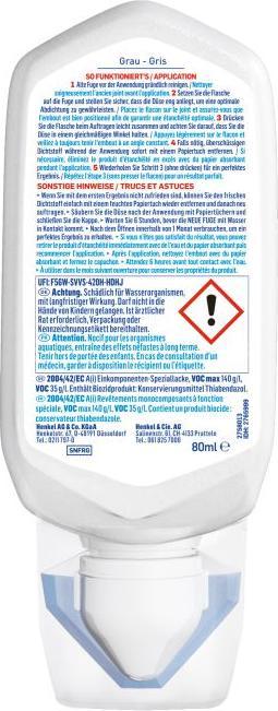 Produktbild Sista Neue Fuge 80 (0.16 kg, Grey, 80 ml)