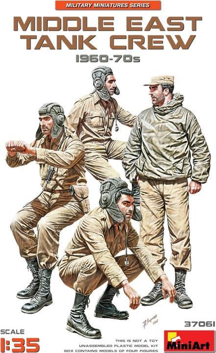 Actual product image Mini art Middle East Tank Crew 1960-70s