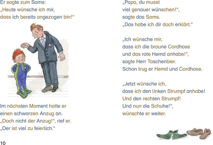 Actual product image Das Sams und die Wunschmaschine (German, Paul Maar, 2022)