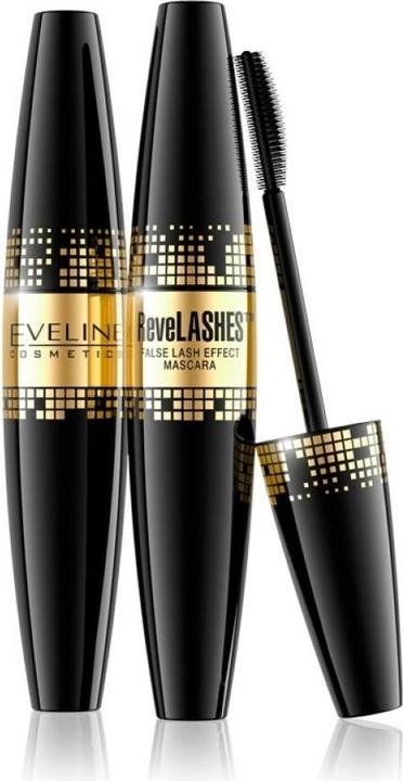Eveline Revel Lashes False Lash Effect Mascara Mascara Deepack 10Ml (Tiefschwarz)