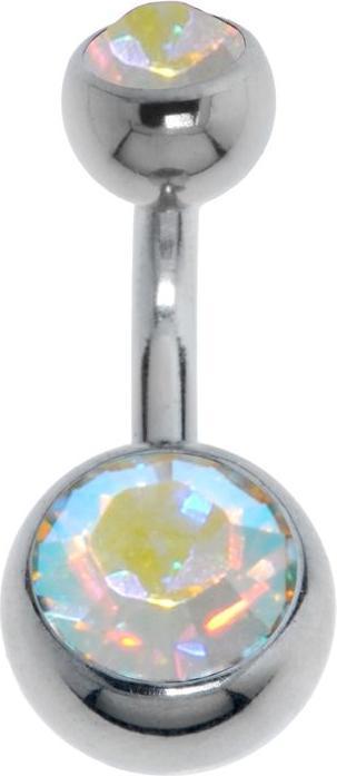 Produktbild Bijouteria Bauchpiercing (Titan, Kristall)