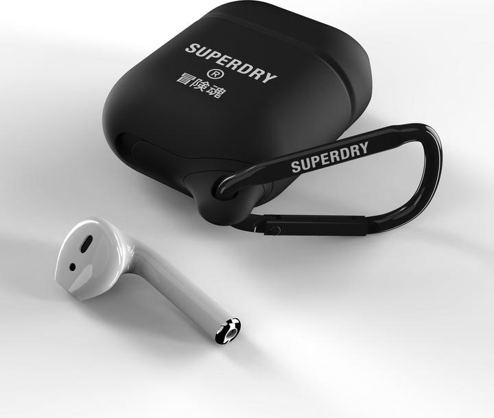 Productafbeelding Superdry AirPods Cover Waterproof czarny /black 41692 (Koptelefoon tas)