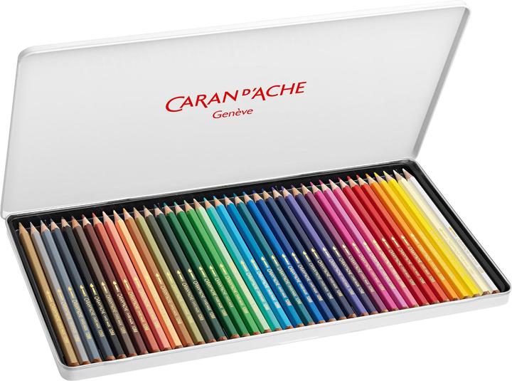 Image du produit Caran d'Ache Boîte métallique de crayons de couleur Fancolor (Multicolore, 40 x)
