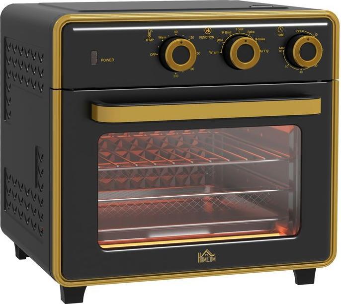Image du produit Swisshandel24 Mini-four 20L, Four à pizza à chaleur tournante, Four à chaleur tournante avec plaque de cuisson