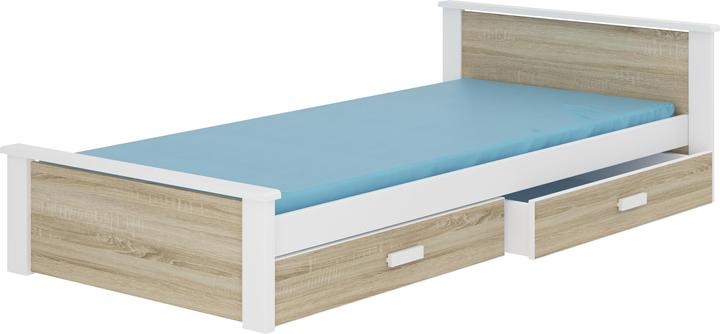 Actual product image ADRK Furniture Bed with mattress ALDEX 200x90 (200cm x 90cm)